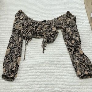 Kendall + Kylie crop top